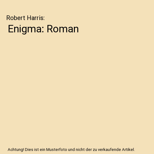Enigma roman robert - enigma:, roman,